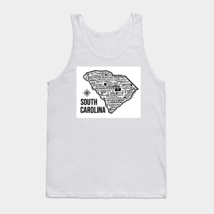 South Carolina Map Tank Top